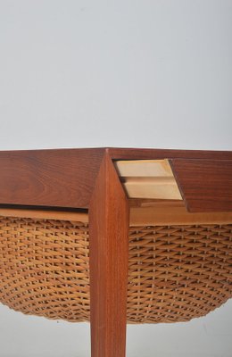 Danish Sewing Table by Severin Hansen for Haslev, 1960s-VCR-1818457