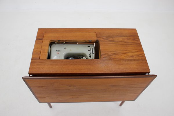 Danish Sewing Table in Teak, 1960s-TZ-1281327