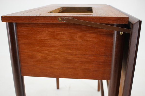 Danish Sewing Table in Teak, 1960s-TZ-1281327