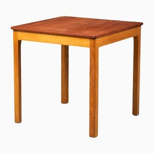 Danish Side Table in Teak and Oak, 1960s-ZGQ-1196092