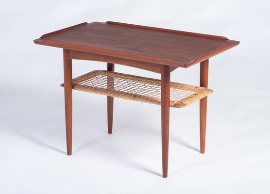 Danish Side Table in Teak by Holger George Jensen, 1960s-ZGQ-2040935