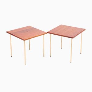 Danish Side Tables in Solid Teak by White & Mølgaard for France & Søn, Set of 2-FK-1179478