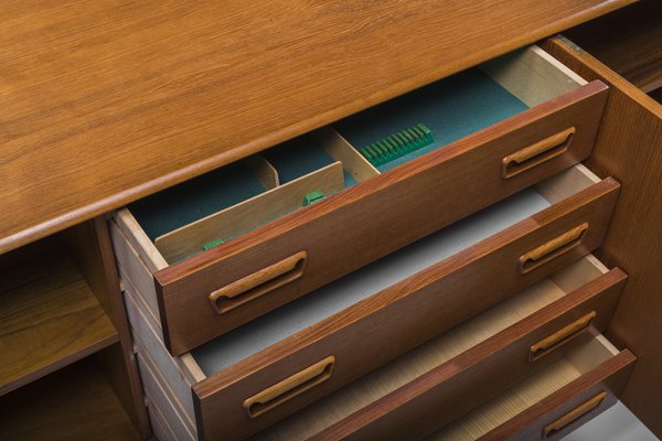 Danish Sideboard in Teak by Gunnar Nielsen for Tibergaard, 1960s-ZZH-1563214