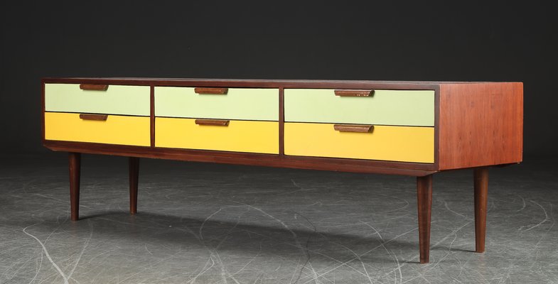 Danish Sideboard in Veneered Walnut, 1960s-JAG-1362109