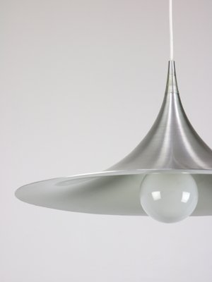 Danish Silver Trumpet Ceiling Lamp attributed to Claus Bonderup & Torsten Thorup for Fog & Mørup-HGJ-1438360