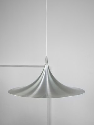 Danish Silver Trumpet Ceiling Lamp attributed to Claus Bonderup & Torsten Thorup for Fog & Mørup-HGJ-1438360