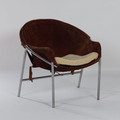 Danish Sling Chair by Erik Jørgensen for Bovirke, 1953-ZT-900474