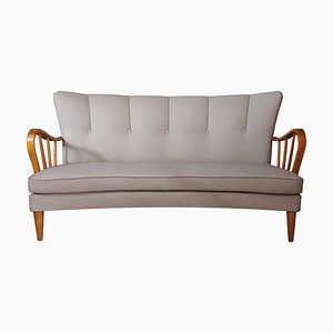 Danish Sofa with Open Armrests, 1940s-KDW-1798048