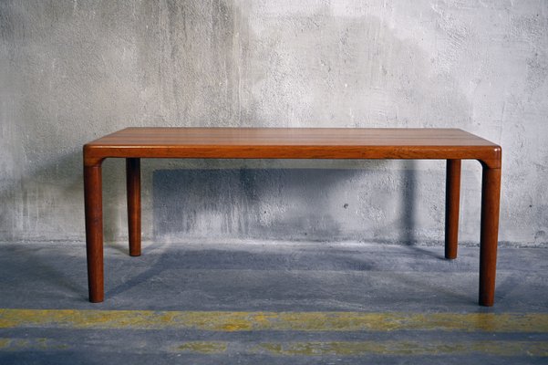 Danish Solid Teak Coffee Table by Niels Bach-QVY-791971