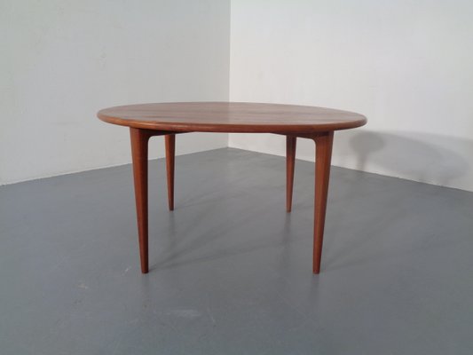 Danish Solid Teak Coffee Table from A/S Mikael Laursen, 1960s-RDW-713684