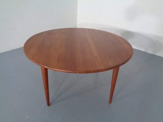 Danish Solid Teak Coffee Table from A/S Mikael Laursen, 1960s-RDW-713684