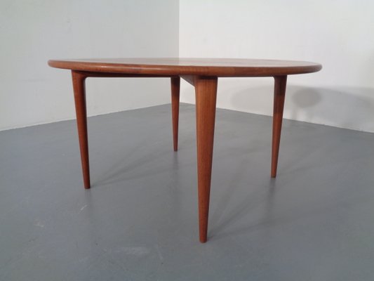 Danish Solid Teak Coffee Table from A/S Mikael Laursen, 1960s-RDW-713684