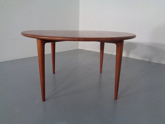 Danish Solid Teak Coffee Table from A/S Mikael Laursen, 1960s-RDW-713684