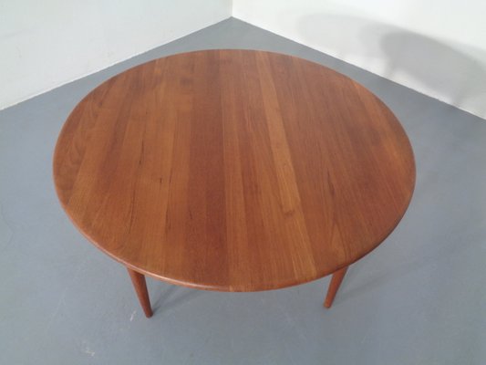 Danish Solid Teak Coffee Table from A/S Mikael Laursen, 1960s-RDW-713684