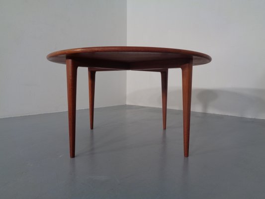 Danish Solid Teak Coffee Table from A/S Mikael Laursen, 1960s-RDW-713684