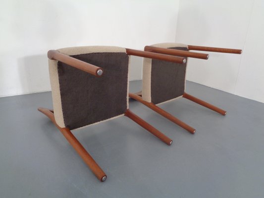 Danish Solid Teak Dining Chairs, 1960s, Set of 4-RDW-713043