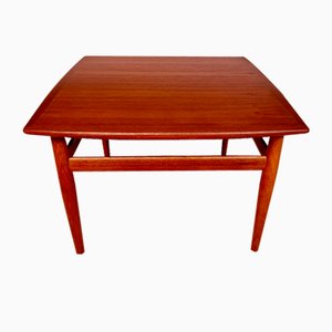 Danish Square Teak Coffee by Grete Jalk for Glostrup, 1960s-JP-1336275