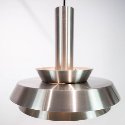 Danish Steel Ceiling Pendant Lamp, 1960s-UY-999258