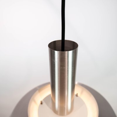 Danish Steel Ceiling Pendant Lamp, 1960s-UY-999258