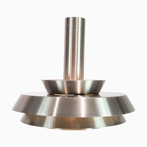 Danish Steel Ceiling Pendant Lamp, 1960s-UY-999258