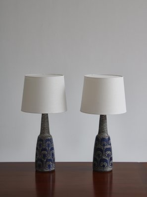 Danish stoneware Table Lamps from Michael Andersen & Sons, 1960s, Set of 2-WRF-1178734