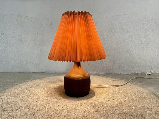 Danish Studio Ceramic Art Table Lamp, 1960s-JP-1335493