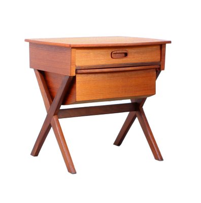 Danish Style Teak Magazine Rack from Wébé, 1950s-XT-900423