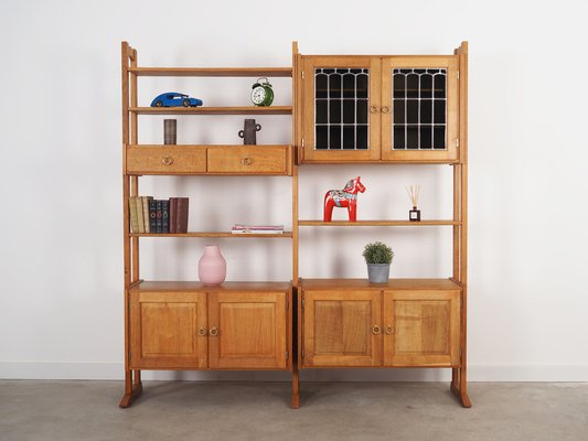 Danish System Bookcase in Oak by Henning Kjærnulf, 1960s-VND-1775414