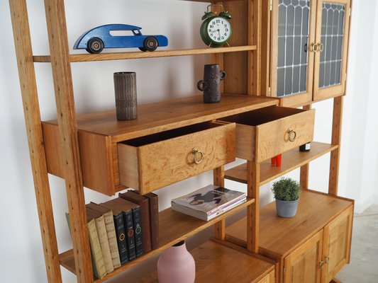 Danish System Bookcase in Oak by Henning Kjærnulf, 1960s-VND-1775414