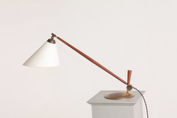 Danish Table Lamp by Thomas Valentiner, 1950s-FK-875500