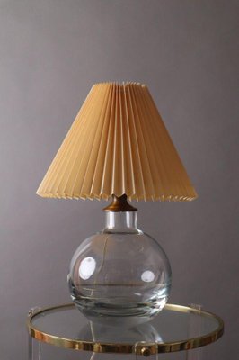 Danish Table Lamp in Crystal Glass, 1960s-ESB-1376654