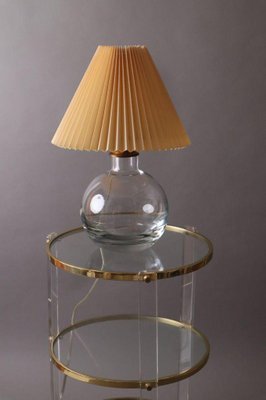 Danish Table Lamp in Crystal Glass, 1960s-ESB-1376654