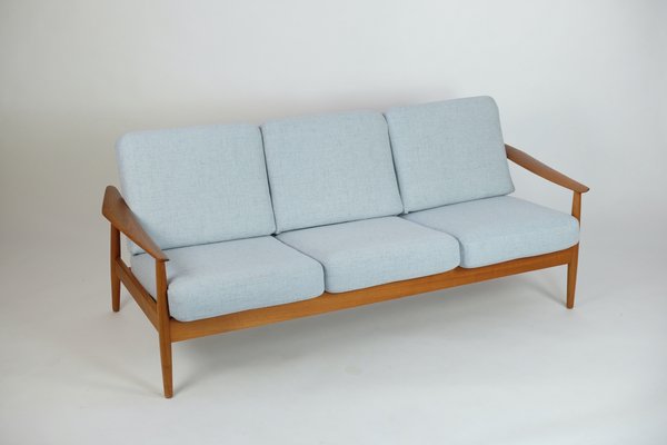 Danish Teak 3-Seater Sofa by Arne Vodder for France & Son, 1960s-ETX-1949306