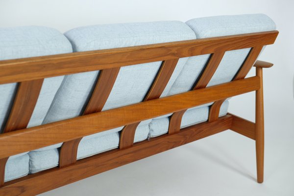 Danish Teak 3-Seater Sofa by Arne Vodder for France & Son, 1960s-ETX-1949306