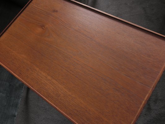 Danish Teak and Aluminium Coffee Table, 1960s-ED-765384