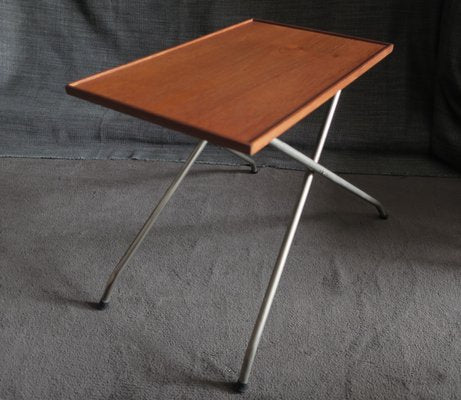 Danish Teak and Aluminium Coffee Table, 1960s-ED-765384