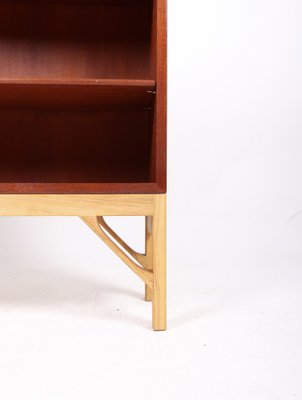 Danish Teak and Oak Bookcase by Børge Mogensen for Fdb, 1960s-FK-1332370