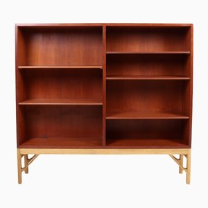 Danish Teak and Oak Bookcase by Børge Mogensen for Fdb, 1960s-FK-1332370