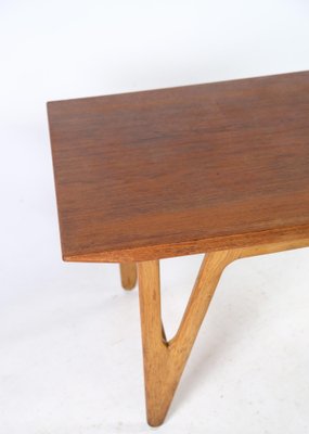 Danish Teak and Oak Coffee Table, 1960s-UY-1454052