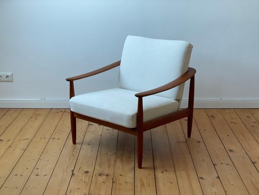 Danish Teak Armchair by Carl Straub for Gold Feather, 1960s-WSA-1124082