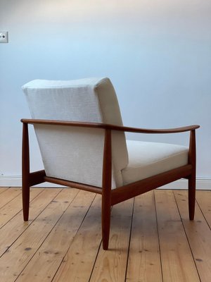 Danish Teak Armchair by Carl Straub for Gold Feather, 1960s-WSA-1124082