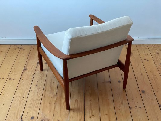 Danish Teak Armchair by Carl Straub for Gold Feather, 1960s-WSA-1124082