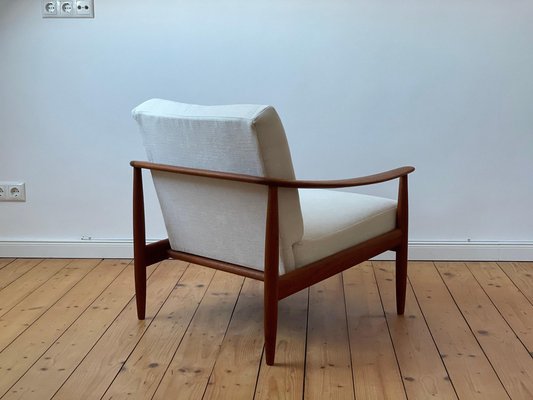 Danish Teak Armchair by Carl Straub for Gold Feather, 1960s-WSA-1124082