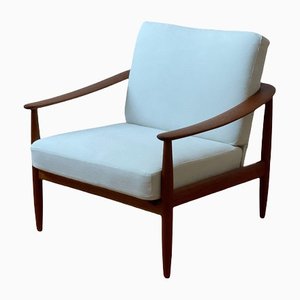 Danish Teak Armchair by Carl Straub for Gold Feather, 1960s-WSA-1124082