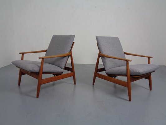 Danish Teak Armchair by Hans Olsen for Frem Røjle, 1960s-RDW-909014