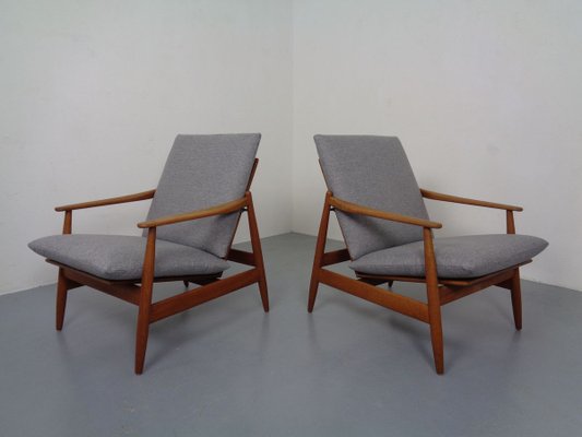 Danish Teak Armchair by Hans Olsen for Frem Røjle, 1960s-RDW-909014