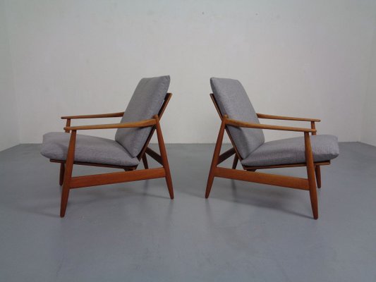 Danish Teak Armchair by Hans Olsen for Frem Røjle, 1960s-RDW-909014