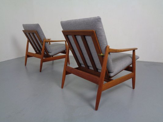 Danish Teak Armchair by Hans Olsen for Frem Røjle, 1960s-RDW-909014