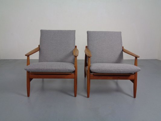 Danish Teak Armchair by Hans Olsen for Frem Røjle, 1960s-RDW-909014