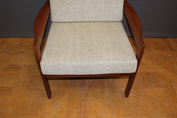 Danish Teak Armchairs, 1970s, Set of 2-BCR-935380